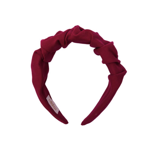 ī[UL&KA]WRAP HAIRBAND(WINE)