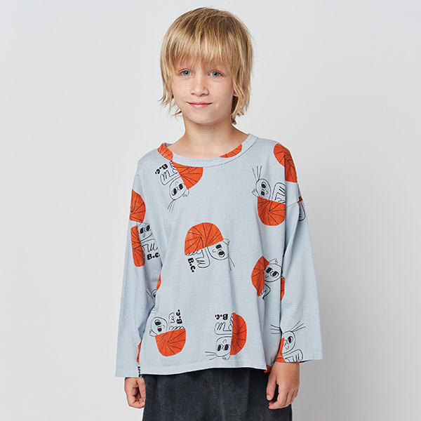 23SS_1차_KID[보보쇼즈]Hermit Crab all over long sleeve Tshirt 티셔츠-BB23KSTSHC026400