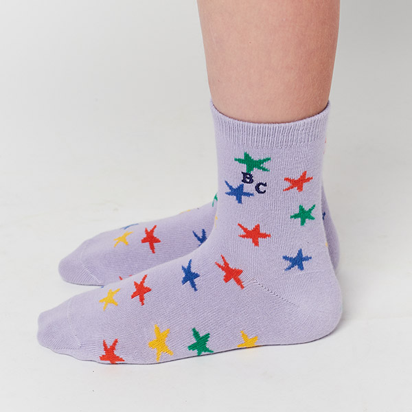 []Stars all over short socks-BB23KSACCI009530