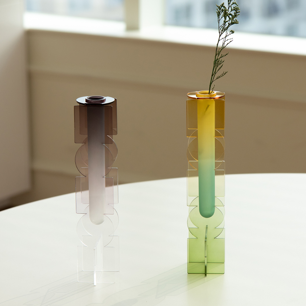 [스튜디오리포소]column vase_acrylic vase