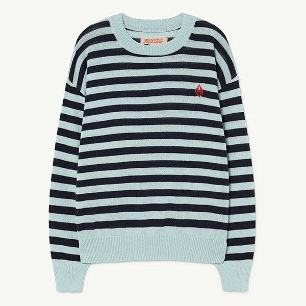  23SS_1차[타오]Stripes Bull Blue Sweater-TA23KSSST0181BST