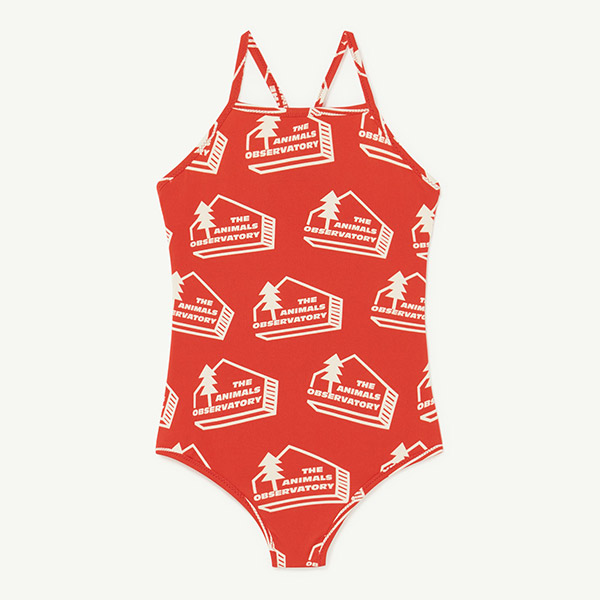 23SS_1차[타오]The Red Animals Trout Swimsuit-TA23KSSWM0032RED