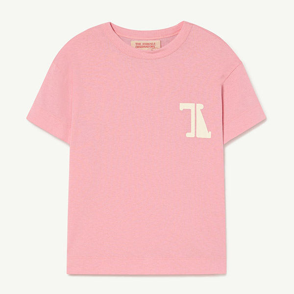 23SS_1차[타오]Animals Pink Rooster TShirt_티셔츠-TA23KSTSH0021PNK