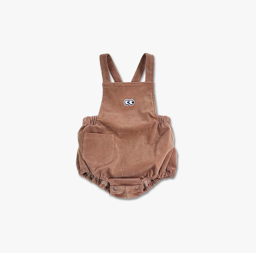 LUUKLOOK[루크루크]Baby's Classic Romper_Brown 롬퍼