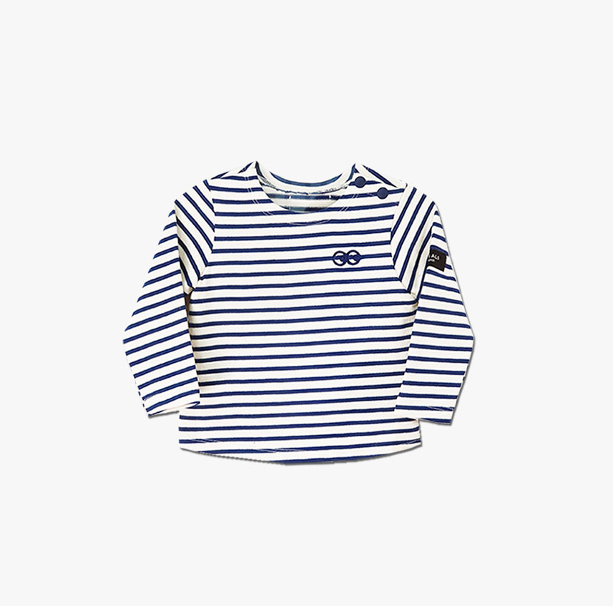 LUUKLOOK[루크루크]Kid's Classic Stripes Boat TS_Navy