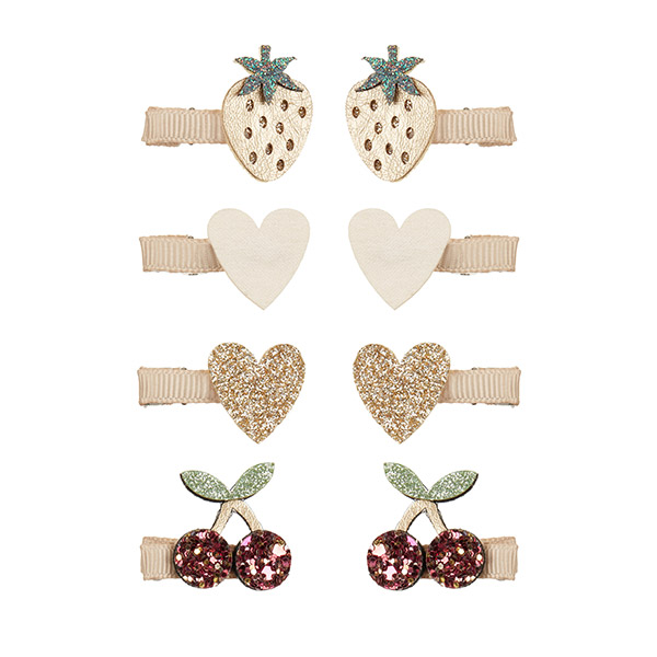 [̹̾ط]RETRO FRUIT MINI CLIPS-ML00KNPIN2074RRB