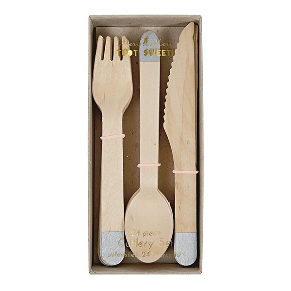 20 0519[메리메리]Silver Wooden Cutlery Set(24개세트)_인형-ME143416