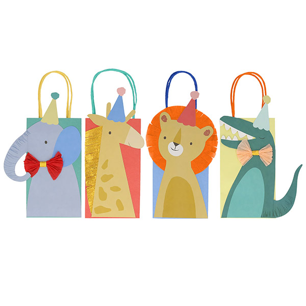 [메리메리]Animal Parade Party Bags(8개세트)_선물용 종이가방-ME267349