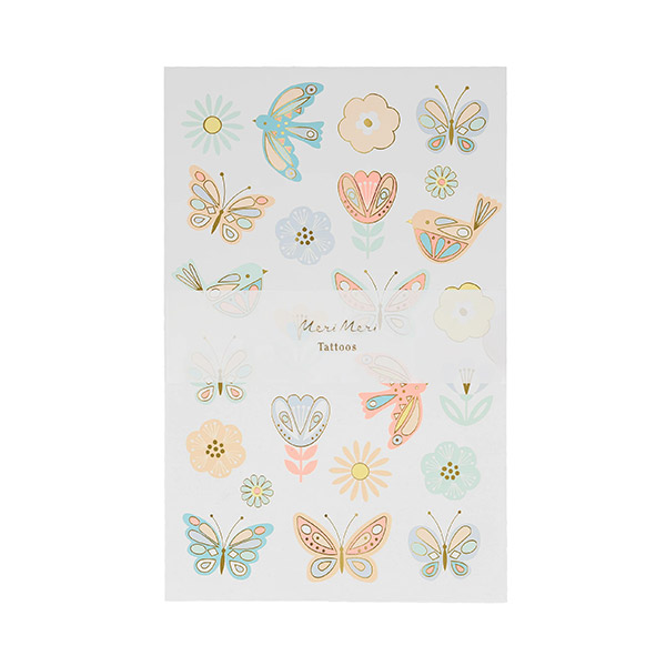 C10 [޸޸]Birds & Butterflies Tattoo Sheet_ŸƮ-ME267817