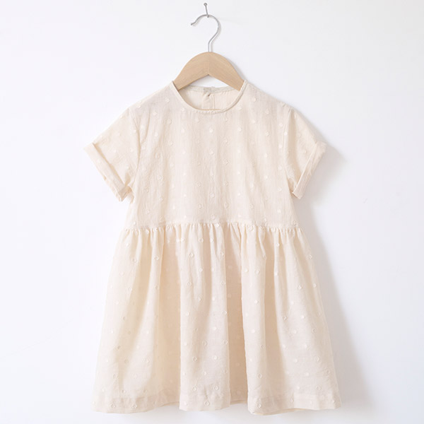 40 []S23_30 THE DAY DRESS CREME-FO23KSHAT0009CRE