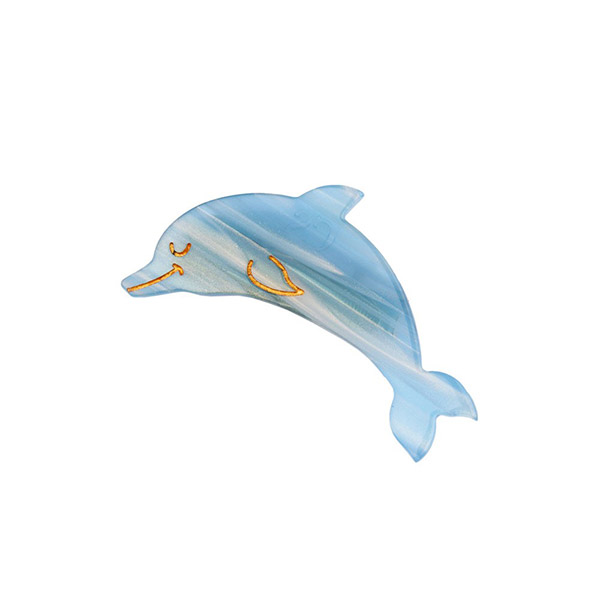 []Dolphin Hair Clip-SU00KNHAC0012DHN