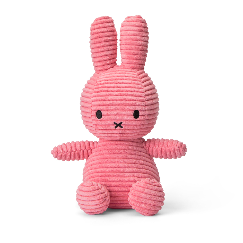 0531԰ []Miffy Sitting Corduroy Bubblegum Pink - 23 cm