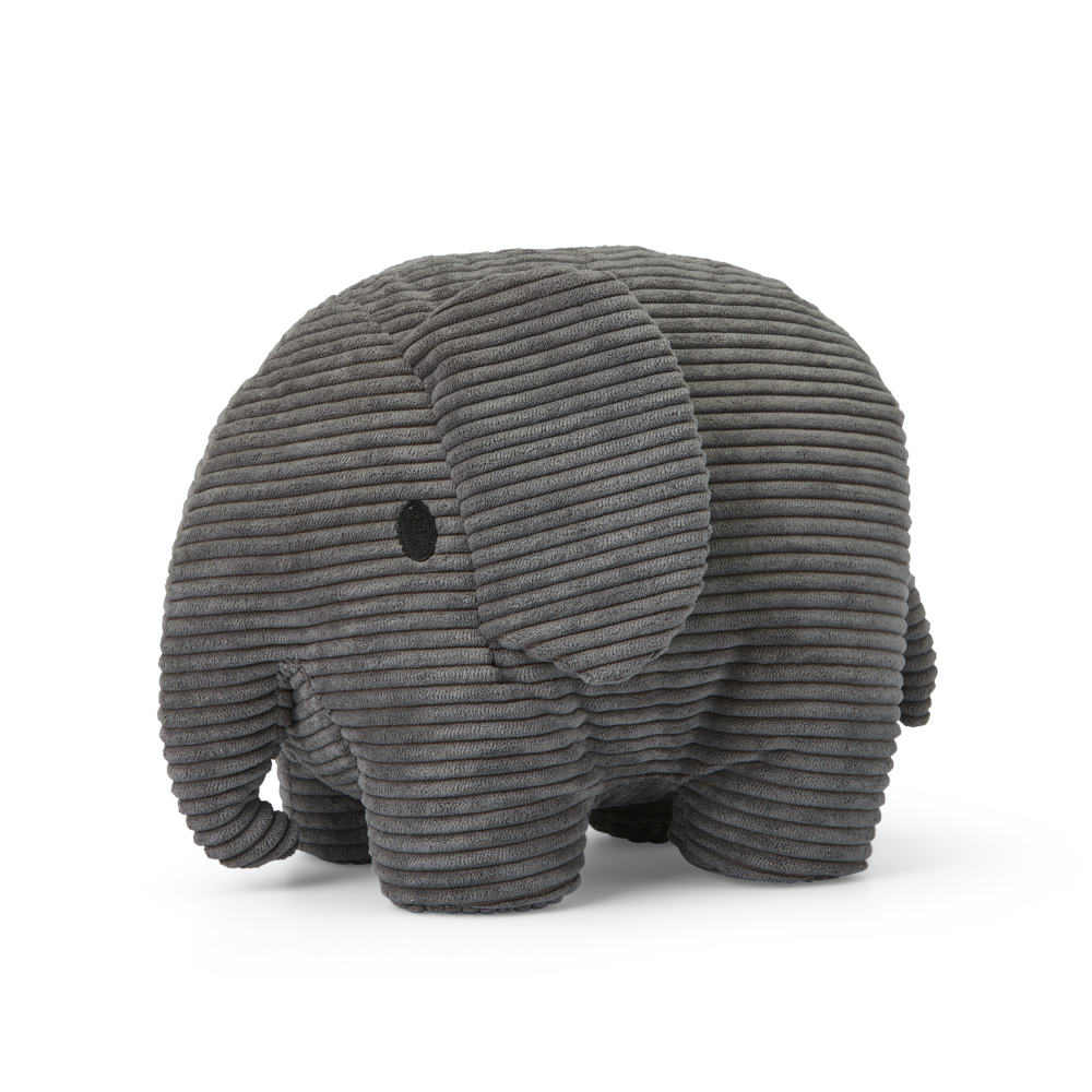 0531입고 본톤토이[미피]Elephant Corduroy Grey - 33 cm
