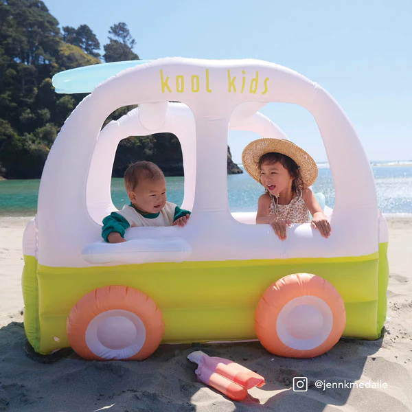 [써니라이프]Inflatable Cubby Ice Cream Van _아이스크림 밴 풀수영장_S3PCUBIC
