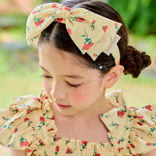 [뿤忥]Rose Big Bow Headband 
