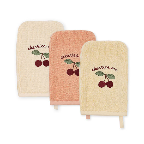 30MRCL []3 PACK WASHCLOTH EMBROIDERY-KS23KSTOW5089CHE