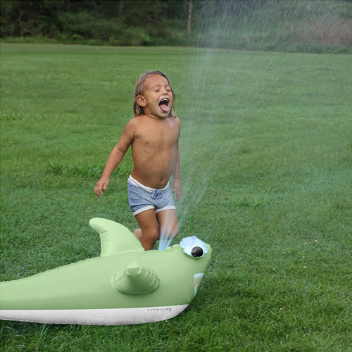 20%[써니라이프]Inflatable Sprinkler Shark Tribe Khaki_스프링쿨러-S3PSPRST