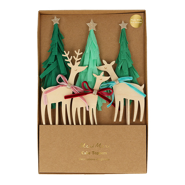 [메리메리]Reindeer Family Cake Toppers_케이크토퍼-ME270049