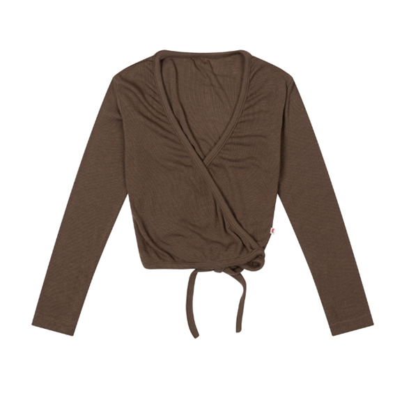 []   Wrap Over Top Brown