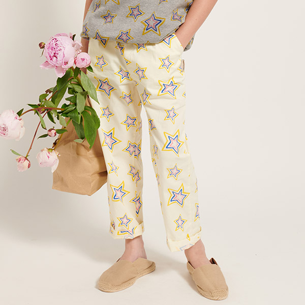 SS24 [˵Ͽ콺Ű]Stars all over buttoned  Soft yellow-WH24KSPAN4086YEL