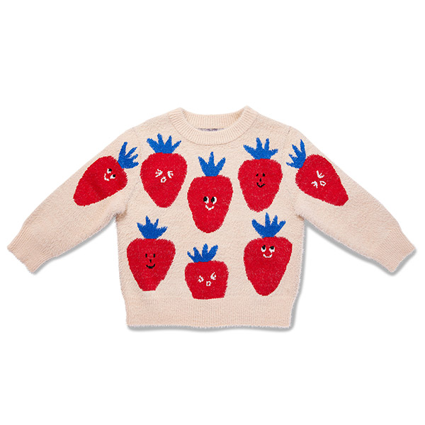 AW24[ÿ³]KNIT  - BERRY COSY-HN24KASWE0010TRO