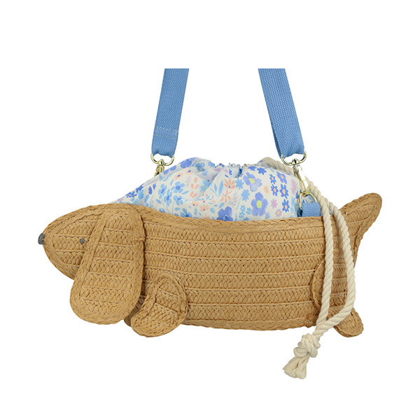 1 SS24[޸޸]Woven Sausage Dog Bag-ME274100