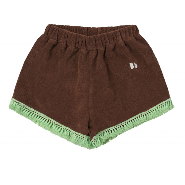 [κ]Fringe Terry Pants(Brown)