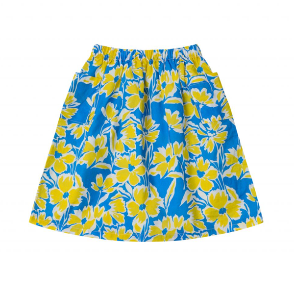 [κ]Wild Flower Skirt(Blue)