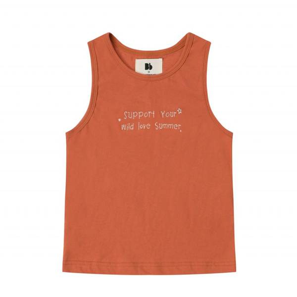 [κ]Organic Stitch Sleeveless(Orange)