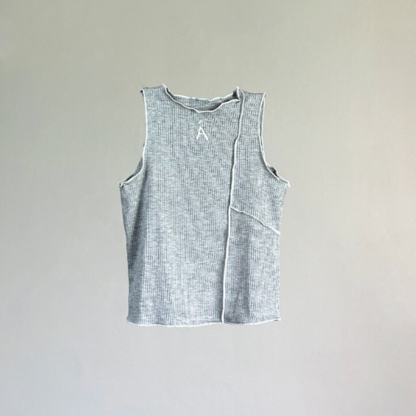 SS24[Ŵ]Ribbed Sleeveless 