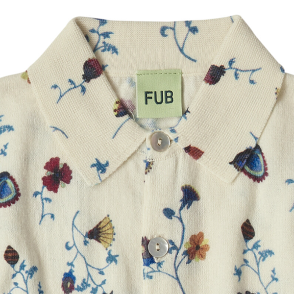 SS24[ۺŰ]Printed Shirt- ecru/flower