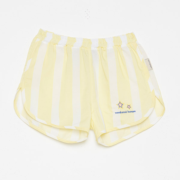 SS24 [˵Ͽ콺Ű]Yellow stripes  Yellow and white-WH24KSSHO4115YEL