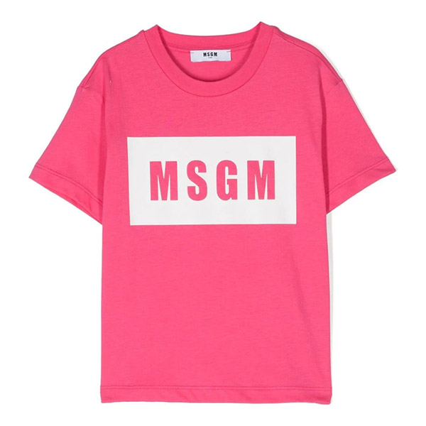 SS24[MSGM]JERSEY Ƽ ִϾ  FUCHSIA-MS24KSTST0110PNK