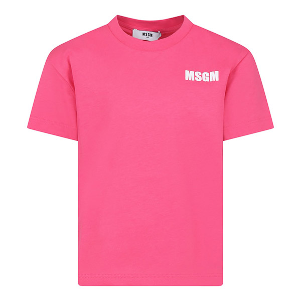 SS24[MSGM]JERSEY Ƽ ִϾ  FUCHSIA-MS24KSTST0094PNK