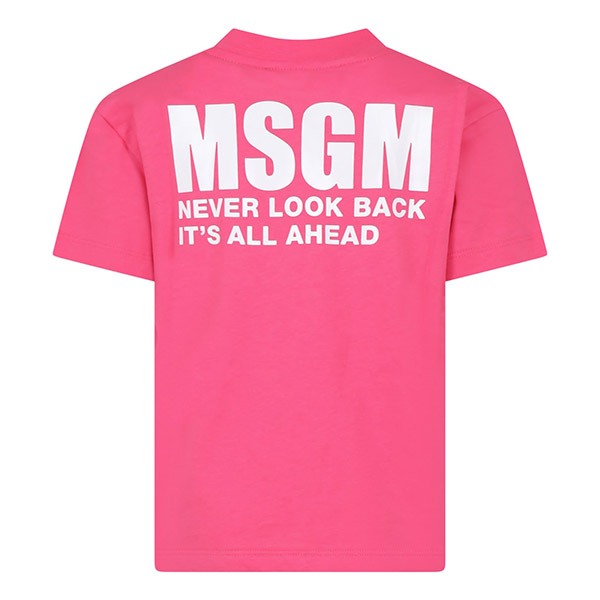 SS24[MSGM]JERSEY Ƽ ִϾ  FUCHSIA-MS24KSTST0094PNK