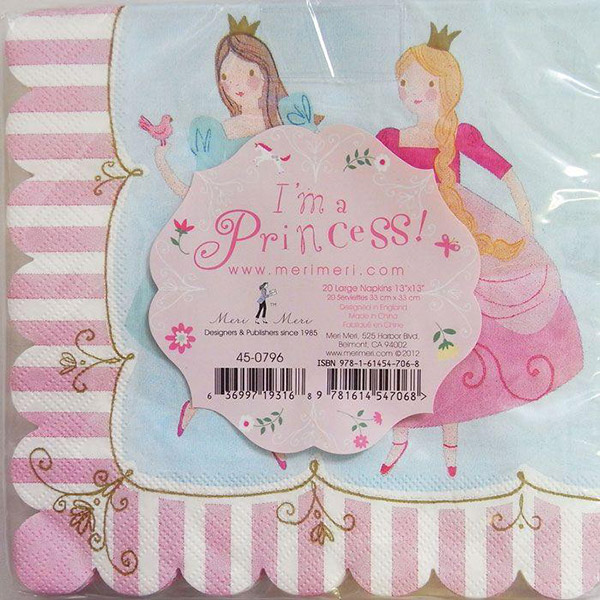 [޸޸]I am a princess 12 large napkin-ME450796